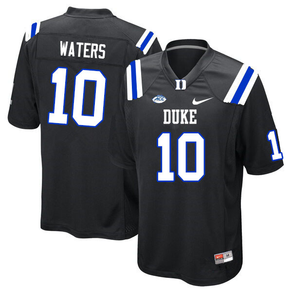 Duke Blue Devils #10 Marquis Waters College Football Jerseys Sale-Black